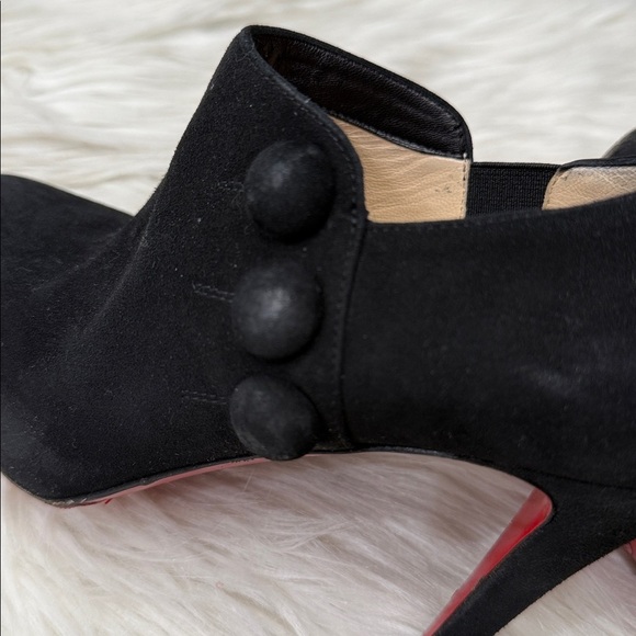 CHRISTIAN LOUBOUTIN Suede Booties - Picture 5 of 16